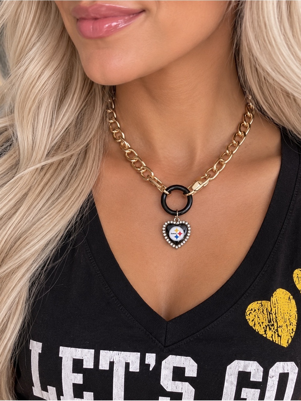 Pittsburgh Steelers Charm Necklace